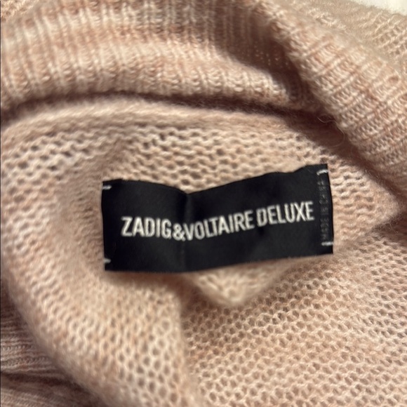 Zadig&Voltaire Deluxe Elegant beige Knit Cardigan size Large - Picture 2 of 4